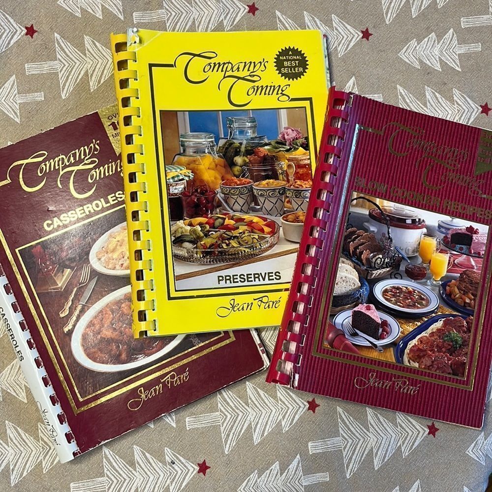 3 Company’s Coming Cookbooks - Casseroles, Slow Cooker Recipes & Preserves